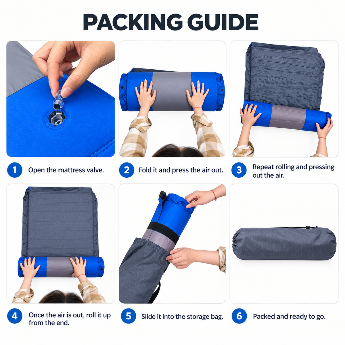 Roamlen Self-Inflating Sleeping Pad（coming soon）